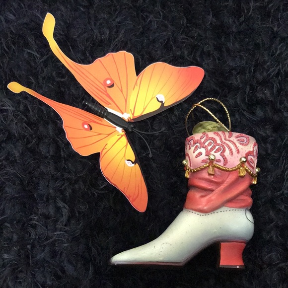 “Princess Paisley” Heirloom Ornament Shoe/Boot Decor - Picture 6 of 13